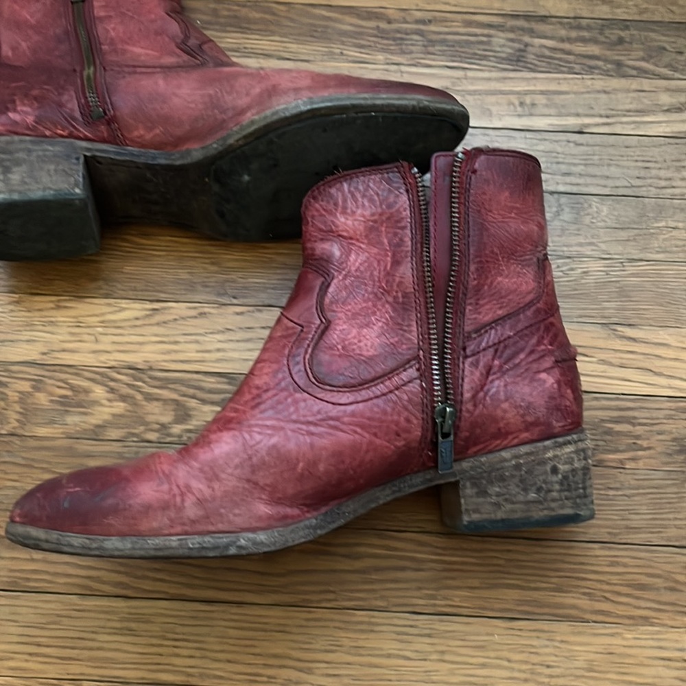 Frye Western Ankle Booties - Women's 8